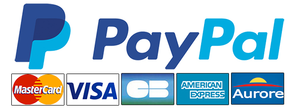 PayPal accepte avec plusieurs cartes de credits